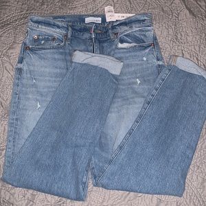 LOFT high Waist Boyfriend Jeans